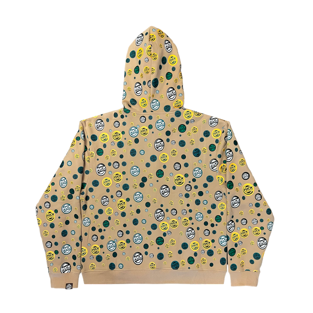 CONFETTI HOODIE - TAN