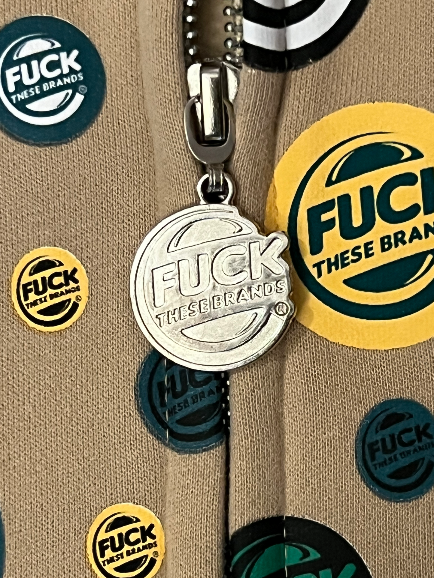 CONFETTI HOODIE - TAN