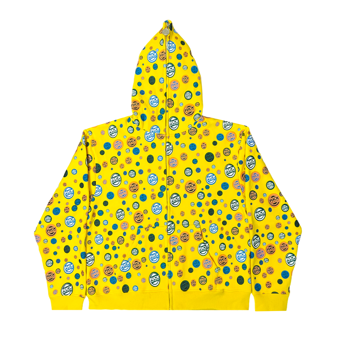 CONFETTI HOODIE - YELLOW