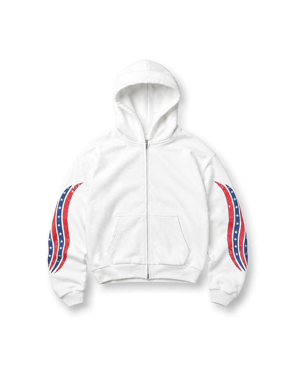 WHITE STAR HOODIE