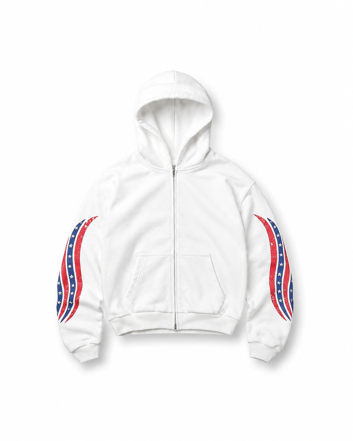 WHITE STAR HOODIE