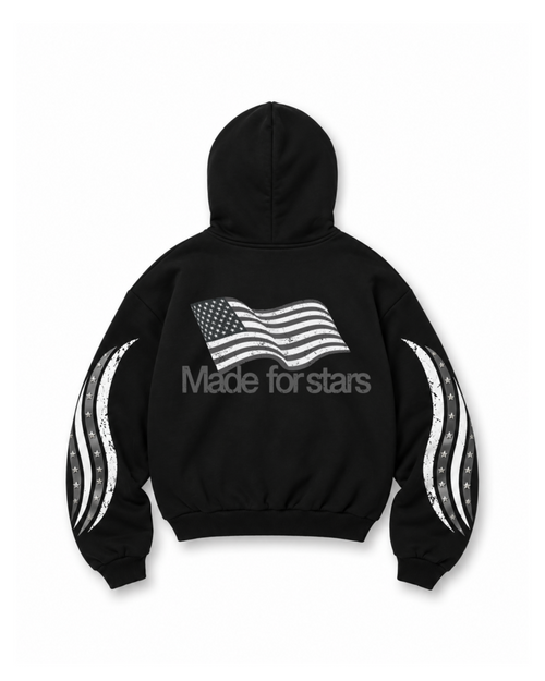 BLACK MADE FOR STARS HOODIE