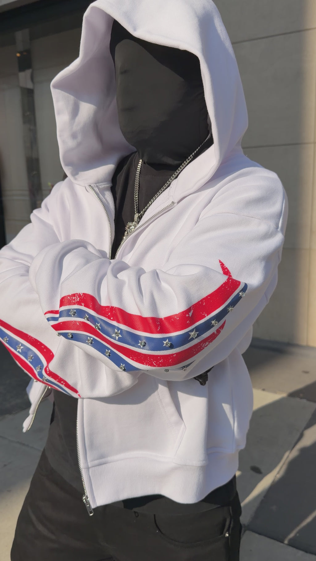 WHITE STAR HOODIE