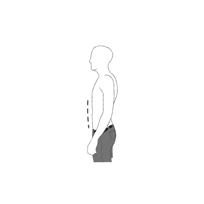 Flat stomach shape