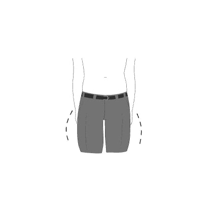 Large thigh shape