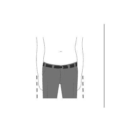 Thin thigh shape